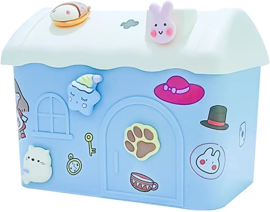 Doll house humidifier blue