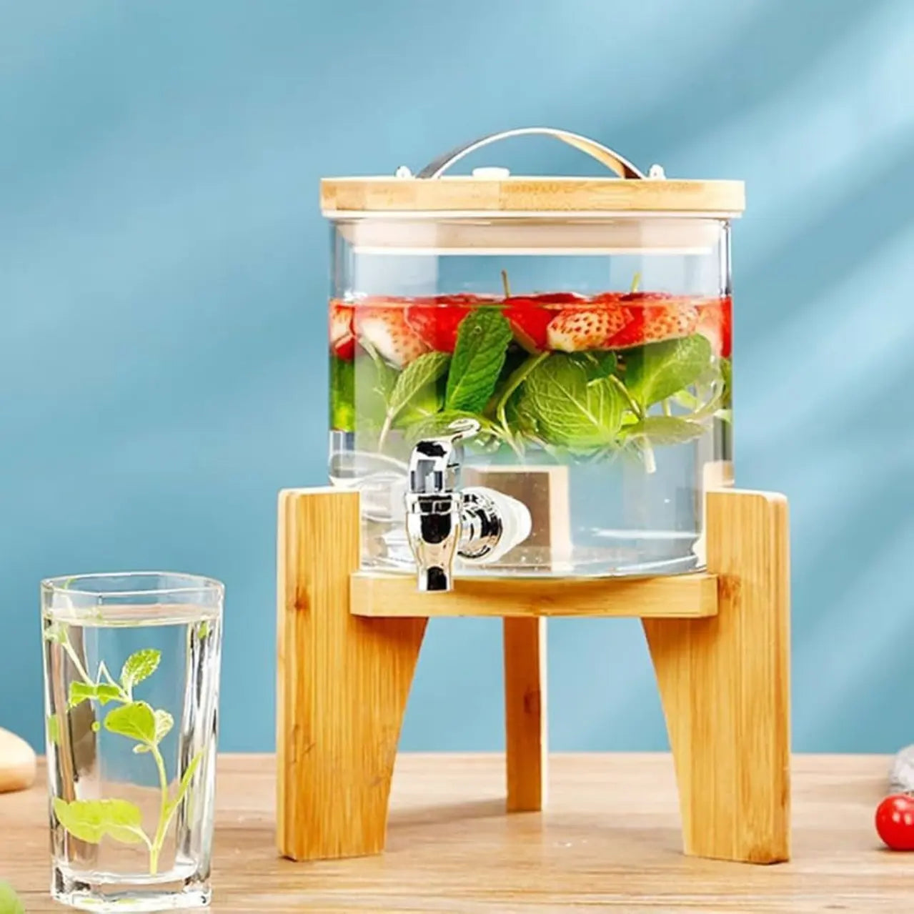 Glass Juice Dispenser