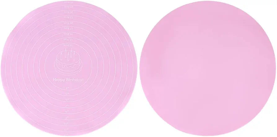 Round silicone baking mat