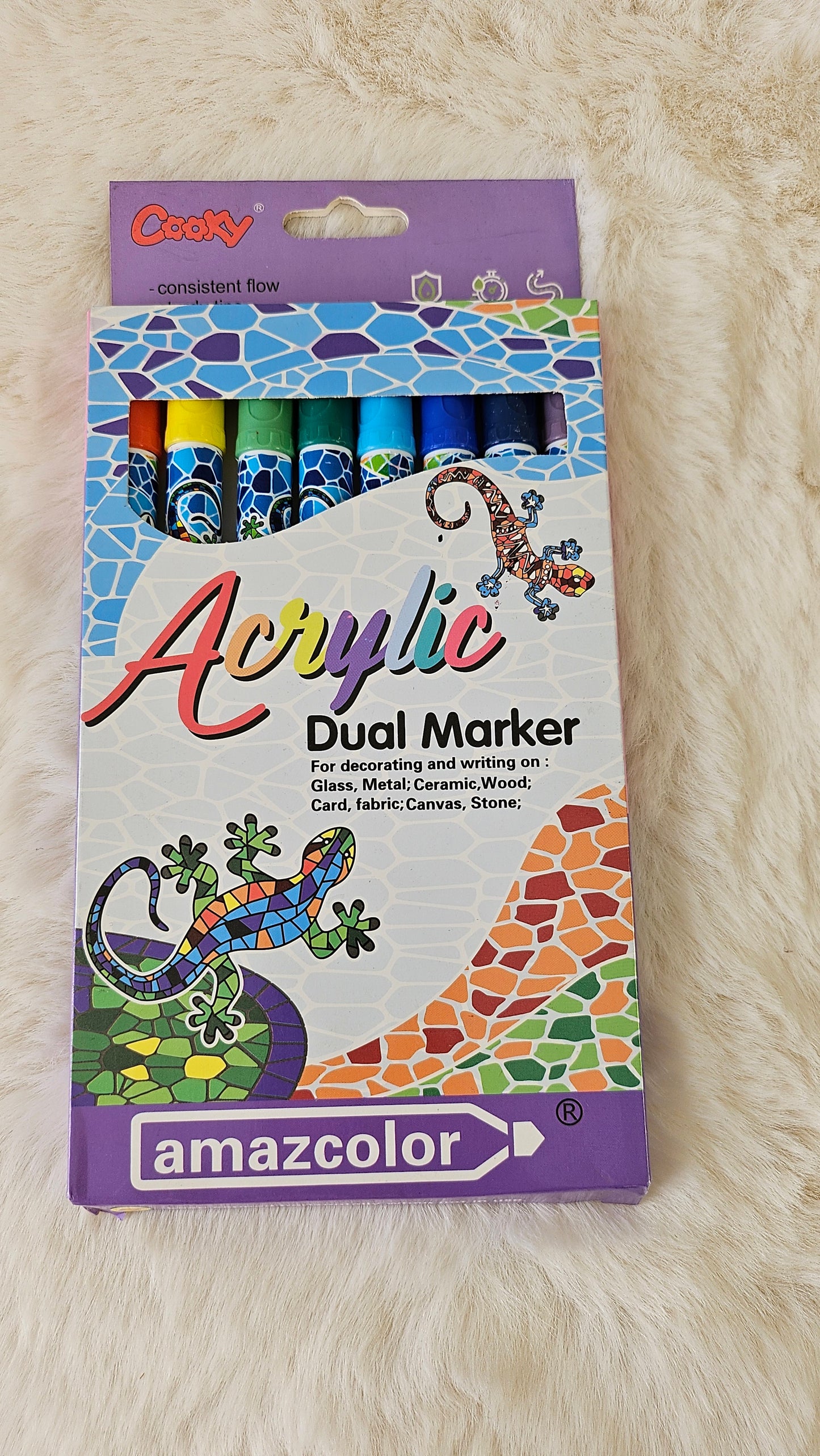 8PC Acrylic Dual Marker