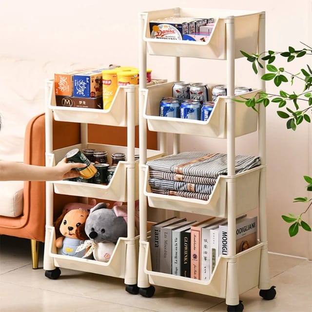 Bookcase for Study Room Floor-to-ceiling Bookshelf With Wheels Movable Desk Storage Simple Small Bookcase For Home Student Office Reading Shelf Bookshelf with Storage