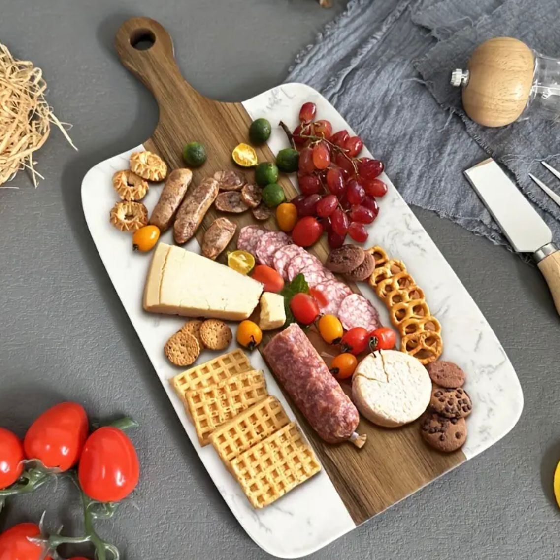 Marble cheese cutting board