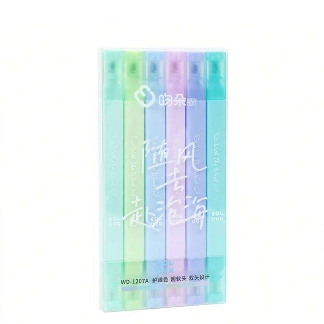 6 Pastel Highlighters