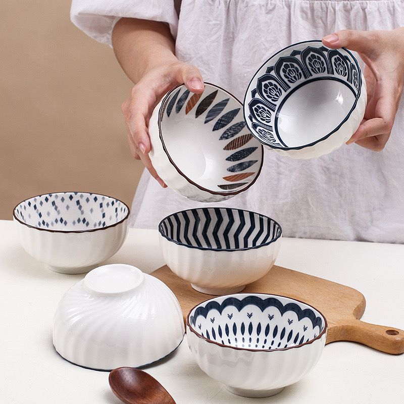 Set of 6 Japanese Bowl