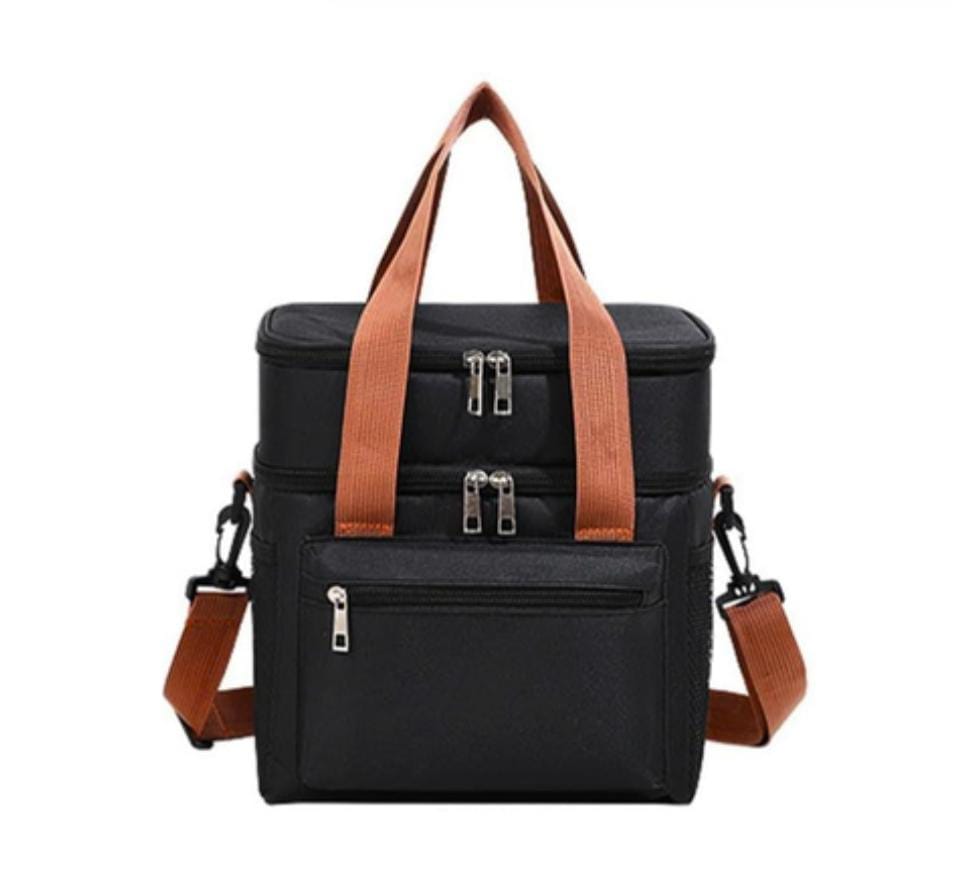 Double Compartment Lunch Cooler Bag