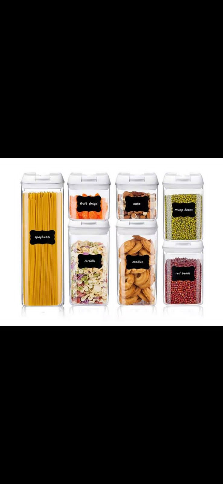 7 Piece Easy Lock Food Storage Containers