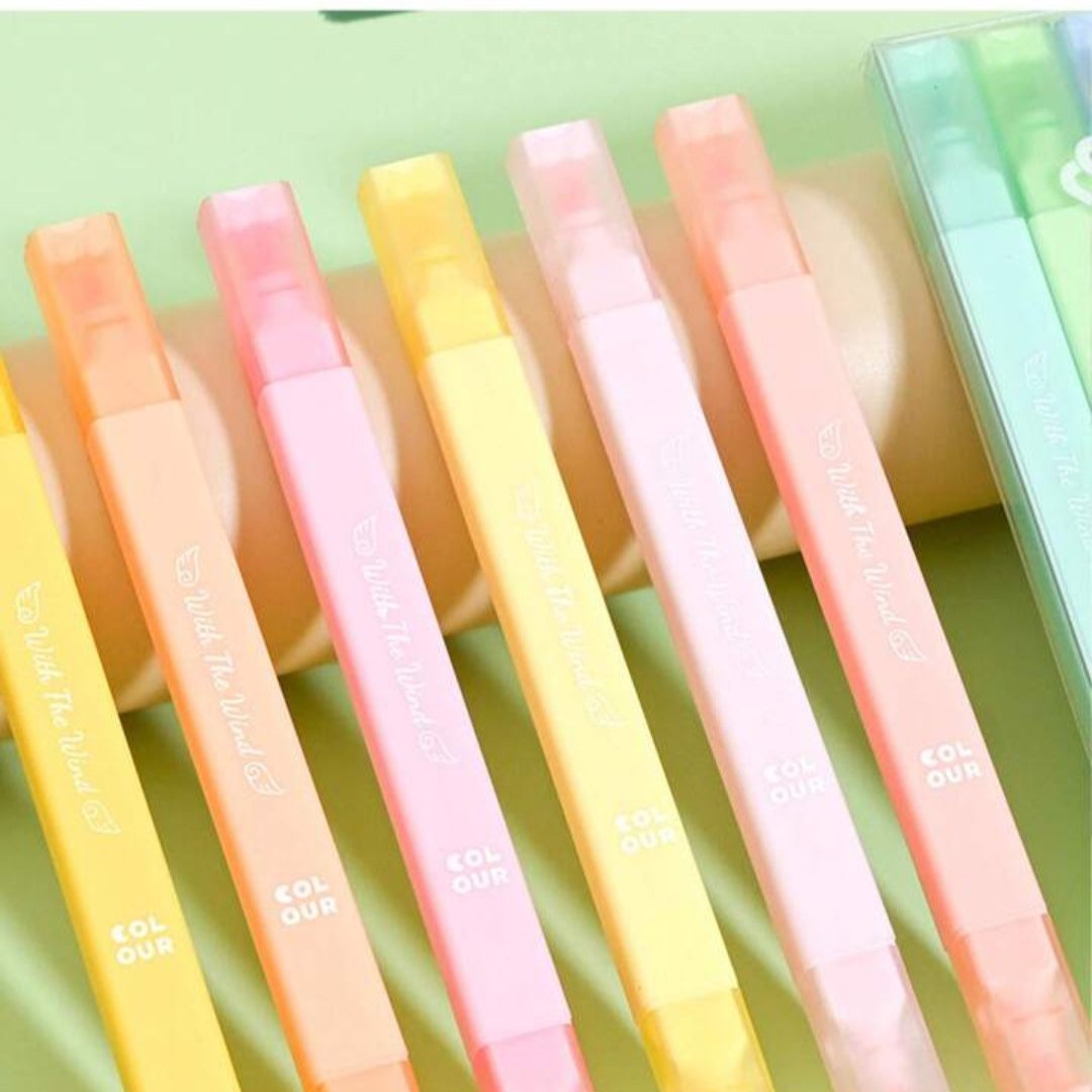 6 x Pastelle Highlighters