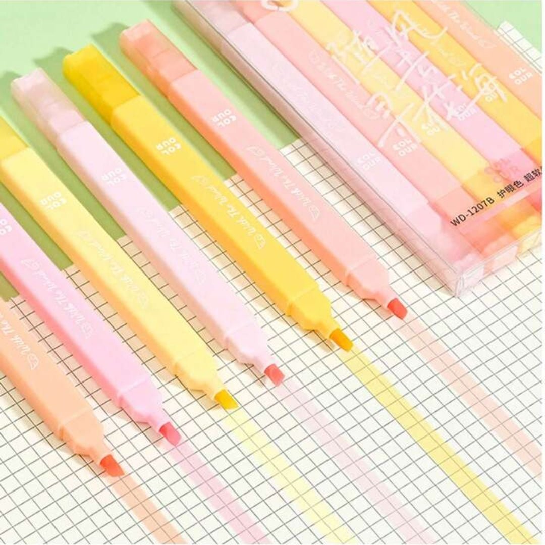 6 x Pastelle Highlighters